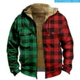 thumbnail image 7 of Mens Simple Plus Velvet Medium To Long Thick Coat Jacket In Autumn And Winter Zipper Velvet Sweater, 7 of 7