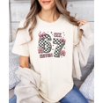 thumbnail image 3 of Six Seven Birthday Shirt for Girls with Pink Bows and Flowers Coquette Style Everyday T-Shirt Natural Shirt Adult Small, 3 of 7