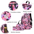 thumbnail image 3 of Mochila con estampado geométrico, 3 of 4
