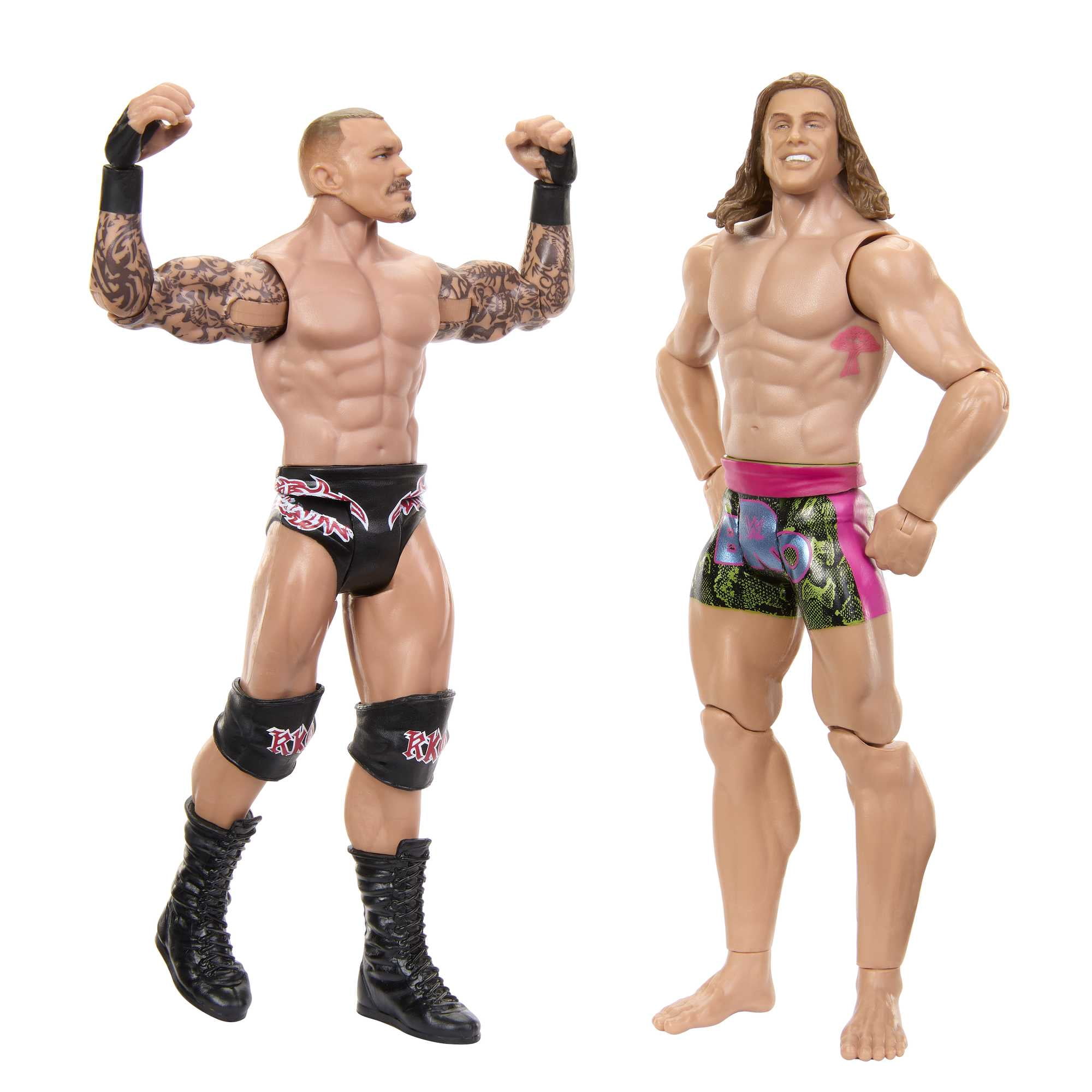 WWE Championship Showdown Randy Orton & Matt Riddle Action Figures, 2 Pack with Championship (6 inch)