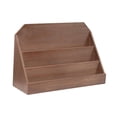 thumbnail image 4 of predolo Card Display Stand Elegant Organizer for Craft Shows Trade Shows Home Office Brown, 4 of 8