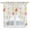 Yellow Orange, variant on Turquoise Coastal Kitchen Window Curtains, Swag Curtains Valance for Bedroom Living Room Bathroom, Nautical Summer Beach Coral Sea Turtle Rod Pocket Window Curtain Block Drapes 2 Panels 28"x36"