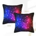 thumbnail image 2 of Luxury Leather Pillowcase Bright Starry Sky Background Case Cushion Home Decorative For Sofa Chair Bedroom Throw Pillow, 2 of 7