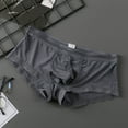 thumbnail image 2 of kpoplk Men's Boxer Briefs, Anti-Chafing, Moisture-Wicking Underwear, Odor Control Grey,M, 2 of 5