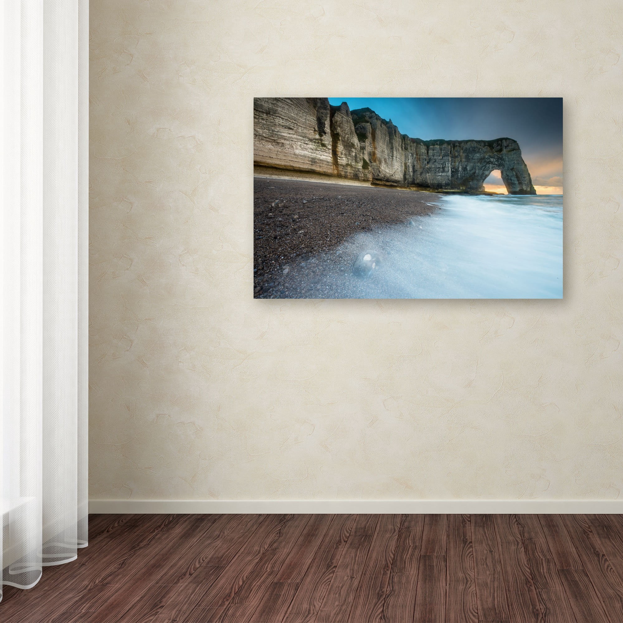 Trademark Fine Art "Gate to the Ocean" Canvas Art by Mathieu Rivrin