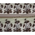 thumbnail image 4 of oneOone Polyester Lycra Light Green Fabric Geometric|Leaves & Floral Block Craft Projects Decor Fabric Printed By The Yard 56 Inch Wide, 4 of 4