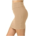 thumbnail image 5 of Sentmoon Mini Skirts for Women Plus Size High Waist Skirts for Women Beach Solid Color Slim Breathable Swim Skirts for Women Fashion Summer for Party Khaki L, 5 of 5