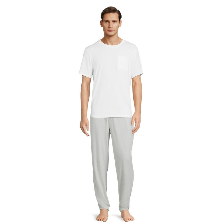 George Men's Solid Sleep Pajama Pants, 2-Pack, Sizes S-2XL