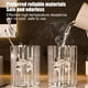 thumbnail image 4 of Portacepillos de Dientes de Pared con Ventosa | Organizador de Baño Sin Perforaciones | Incluye Vaso de Enjuague | Diseño Compacto para Encimera y Pared | Construcción Moderna de Plástico Blanco, 4 of 7