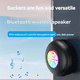 thumbnail image 5 of Altavoz Bluetooth A Prueba de Agua, LED, Colorido, Luminoso, Pequeño Altavoz con Ventosa Grande para Baño y Uso Al Aire Libre, Color Rosa y Rojo, 5 of 5