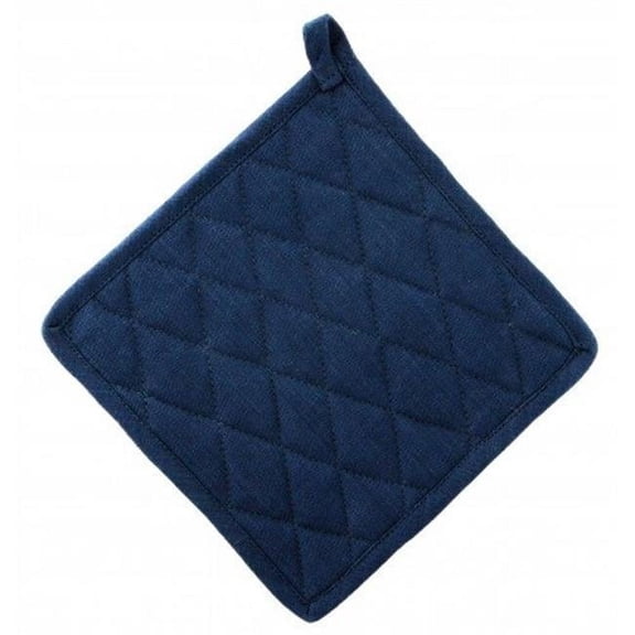 Mr. MJs Trading AG-40321S-2 Pot Holders, Navy Blue - Set of 2