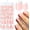 Extra Short Square, variant on 240 count Almond Press  Nails Medium  Nails,  Tips Nails Press   Almond Glue  Nails Coffee - Medium Press-  False  Artificial Fingernail with Glue Tab