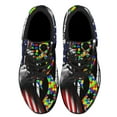 thumbnail image 2 of Autism Awareness Shoes Sneakers for Women Men Black Size 4.5, 2 of 7