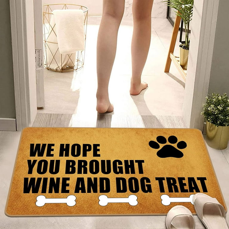 Softlife Chenille Dog Doormats Indoor Entrance,Pet Indoor Door