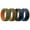 Black&Black, Black&Blue, Brown&Coffee, Green&Orange, variant on King Will 4 Pack Mens Silicone Rings, Unique Inner Heartbeat Design, 8mm Wide 2.2mm Thick, Breathable Rubber Wedding Bands, Comfort Fit Ring, Multi Colors, Size 7