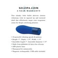 thumbnail image 3 of Selopa Cobolt Cutie Rechargeable Silicone Mini Bullet Vibrator, Blue, 3 of 7