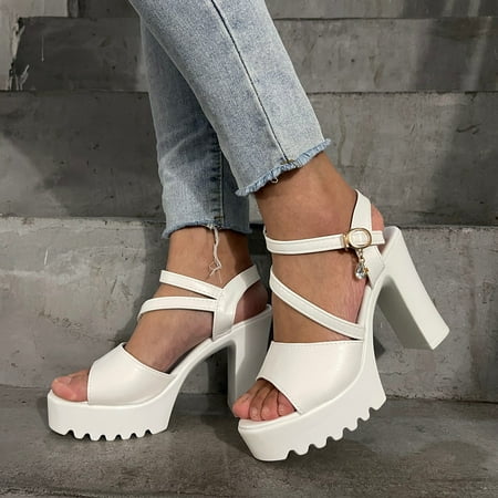 

Women s Ladies Fashion Casual Solid Open Toe Platforms Sandals Beach Shoes Black 6.31510