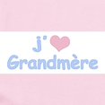 thumbnail image 2 of CafePress - I Heart Grandmother French Infant Bodysuit - Baby Light Bodysuit, Size Newborn - 24 Months, 2 of 4