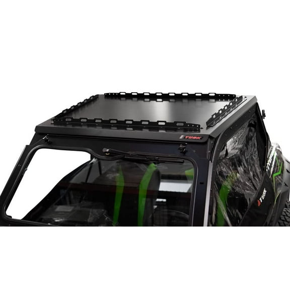 Tusk UTV Profile Aluminum Roof with Tusk UTV Cargo Rack For Kawasaki Teryx KRX 1000 eS 2021,2023-2025