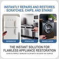 thumbnail image 2 of Sundaze Gloss Appliance Touch-Up Paint Pen Kit - Stove, Refrigerator, Washer, Dryer Touch Up - 3 Glossy Colors White, Black, Silver - Instantly Repair & Restore Scratches, Chips, Stains - Color Match, 2 of 7