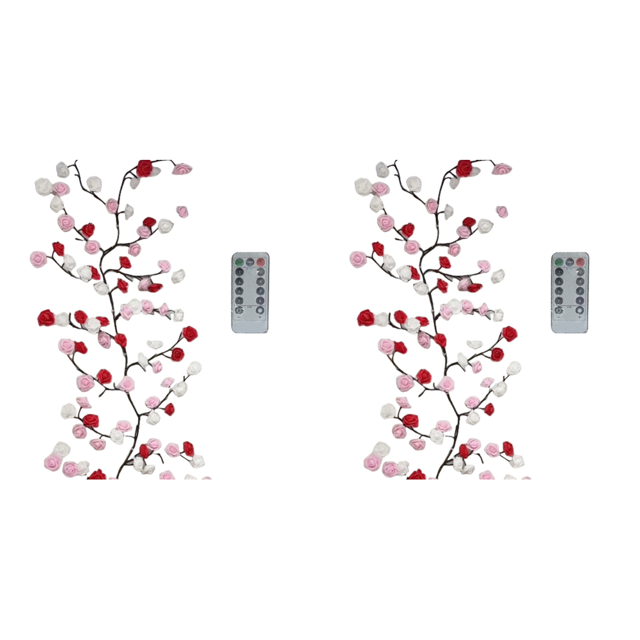 LED Rama Flores Creativa Pared para Sala Estar (1 8 M)