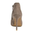 thumbnail image 4 of Journee Womens Demmi Inside Zip Stiletto Booties, 4 of 10