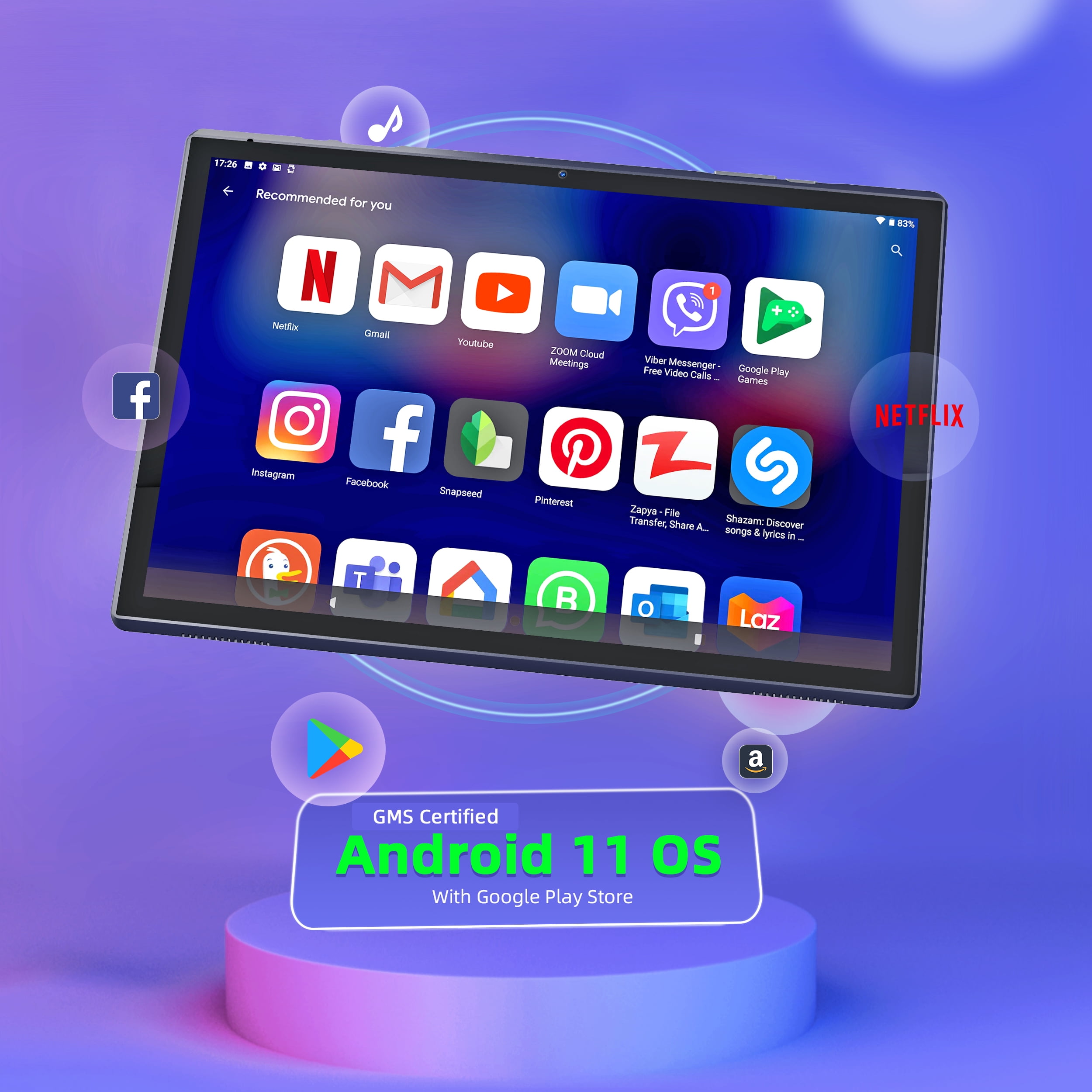 Android 11 Tablet, VANKYO MatrixPad S10 10.1 inch Tablet, 32GB 