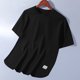 thumbnail image 5 of Tops para hombre, blusas y camisas de manga corta con cuello redondo para hombre, blusas casuales deportivas cómodas de color liso para hombre, blusas de manga corta con cuello redondo para hombre, 5 of 9