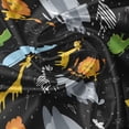 thumbnail image 5 of Ambesonne Animal Valance Pack of 2, Lion Giraffe Whale Zebra, 54"X18", Charcoal Grey White, 5 of 5