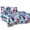 Blue Red, variant on Twin Size 6-Piece Bedding Set Soft Patchwork Print with Toy Pillow & Colorful Sheets