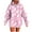 Pink, variant on Moxiu Womens Oversized Halloween Sweatshirt Ghost Hoodies Long Sleeve Hooded Sweatshirt Spooky Season Pullover Tops Black,XL