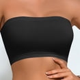 thumbnail image 2 of Gfyviroh Women's Strapless Bandeau Bra Seamless Wireless Non-Slip Pull-On Bras Stretch Cropped Tube Top Lounge Bra, 2 of 5