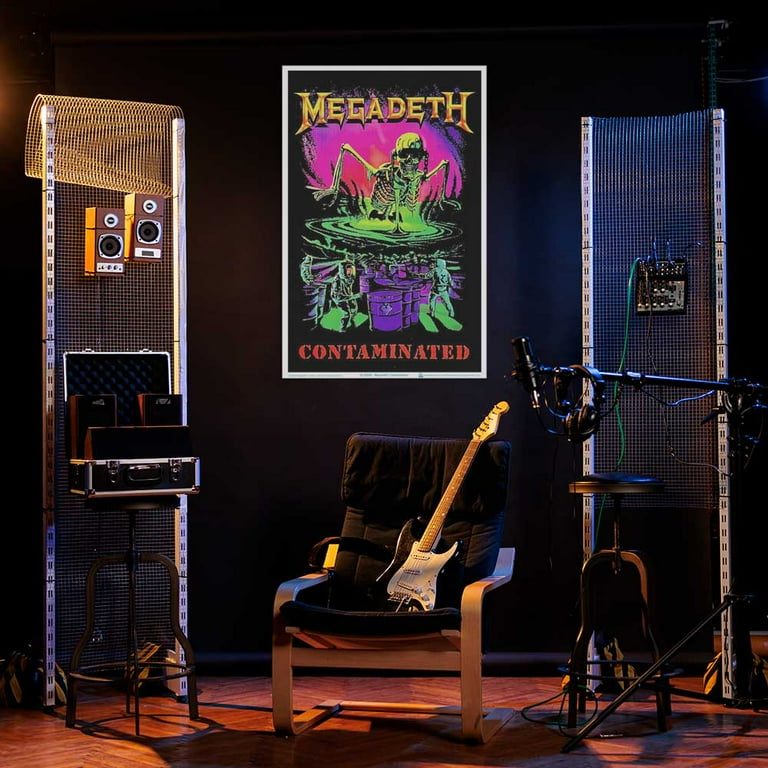 Megadeth - Contamination Blacklight Poster 23