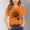 Orange4, variant on Crunowin Boys and Girls Short Sleeve T-Shirt Round Neck Sunflower and Bee Print Summer Casual Style Lightweight Top Orange Size 10/11