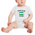 thumbnail image 2 of I'm Not Yelling, I'm Uzbek Baby Bodysuit Baby Clothes (White, 6-12 Months), 2 of 5