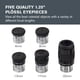 thumbnail image 2 of Kit de accesorios para telescopio Celestron de 14 piezas, oculares Plossl, lentes Barlow, filtros de colores, filtro lunar y estuche de transporte resistente, 2 of 5