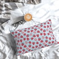 thumbnail image 5 of Naloa Strawberries Pillow Covers, Throw Pillow Case Cushion Covers,Cushion for Bedroom,Couch,Home-16"x24", 5 of 6
