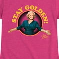 thumbnail image 3 of Golden Girls - Stay Golden - Toddler And Youth Girls Short Sleeve Graphic T-Shirt, 3 of 5