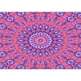 thumbnail image 1 of Ahgly Company Machine Washable Indoor Rectangle Transitional Purple Area Rugs, 7' x 10', 1 of 7