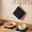 Black, variant on Solid Brown Pot Holders for Kitchen Heatproof Potholder, 5 Pack Vintage Minimalism Abstract Denim Pattern Hot Pads Multipurpose Oven Pads Cloth Potholders Trivet for Cooking Baking