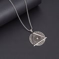 thumbnail image 2 of HN072:Hip-Hop Style Necklace,Masonic All Seeing Eye Pendent Necklace For Women And Men, 2 of 2