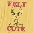 thumbnail image 2 of Looney Tunes Felt Cute Unisex Adult T Shirt (2X-Large) Banana, 2 of 6