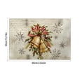 thumbnail image 3 of kladzum Christmas Doormat Bells Christmas Decorations Printed Door Mats Non-slip Bath Mat Small Carpet 23.6"x15.7" Floor Mat for Living Room, Bedroom, Bath, Door, Holiday Gifts, 3 of 6