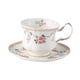 thumbnail image 2 of Juego de tazas y platillos para café con estampado floral, multiusos y antideslizantes. Platillo redondo, 2 of 9
