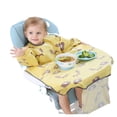 thumbnail image 4 of Mono para niños Mantel individual autoalimentable Cojín de asiento no sucio Bandeja para silla de comedor para bebé Babero de comida a prueba de fugas BLW, 4 of 5