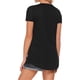 thumbnail image 1 of Qarigey Amart - Camiseta de mujer de manga corta con cuello en V y blusa holgada plisada Prendas para la parte del cuerpo negro L, 1 of 7