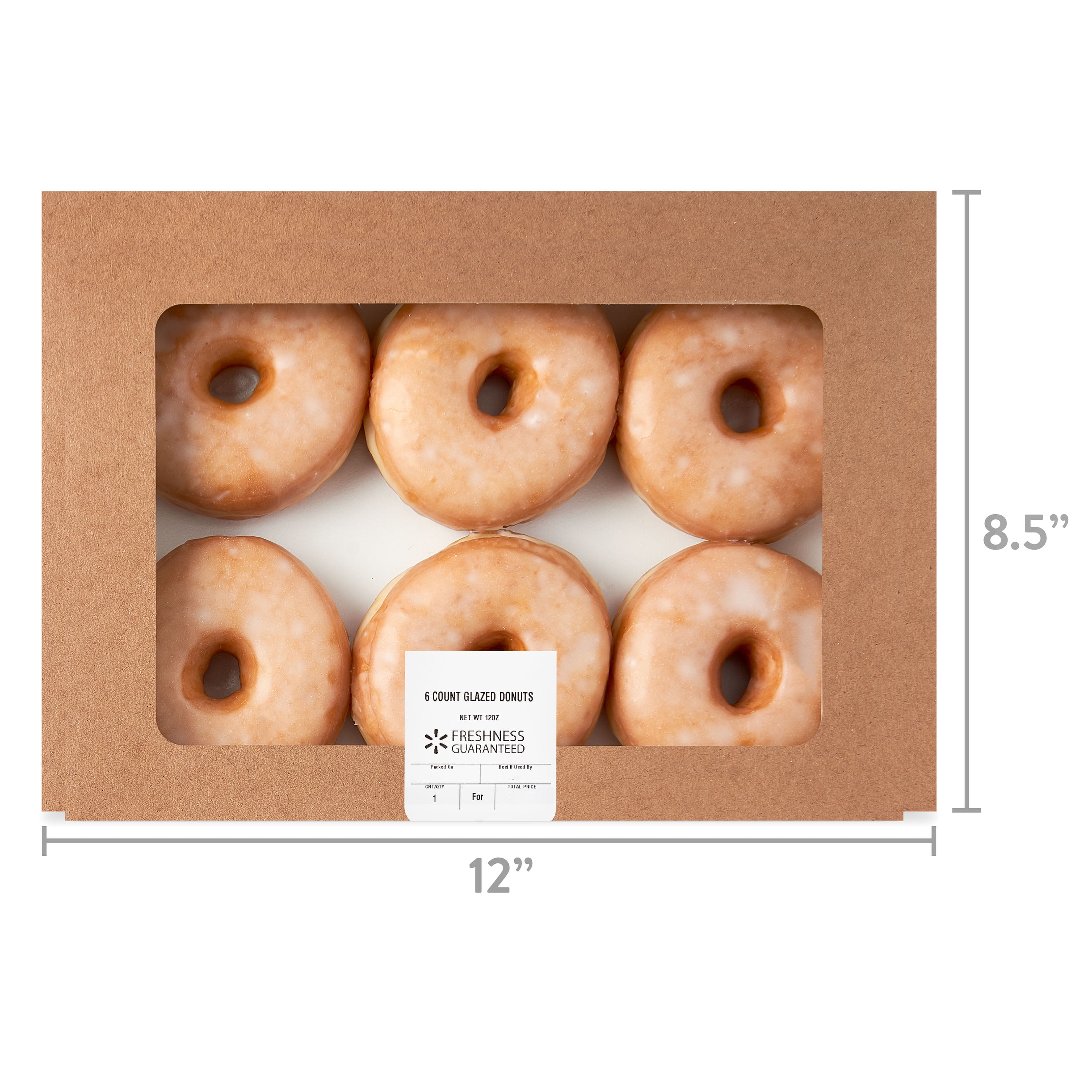 Freshness Guaranteed Glazed Donuts, 12 oz, 6 Count
