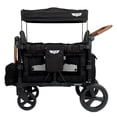 thumbnail image 1 of Keenz VYOO Stroller Wagon with Canopy - Foldable Design for Easy Storage, 5 Seating Positions for Kids, Enhanced Child Safety, All-Terrain Mobility, 2-Passengers, Black, 1 of 5