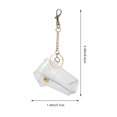 thumbnail image 2 of 1pc Fashionable Creative PVC Lipstick Leather Key Chain Pendant (Transparent), 2 of 7
