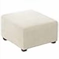 thumbnail image 3 of Flamingo P Housse Extensible pour Ottoman Housse de Protection pour Meubles Tabouret de Rangement Pliant Housse Douce avec Fond Élastique - Biscotti Beige, 3 of 4